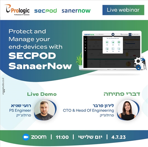 Prologic & SecPod Live Webinar